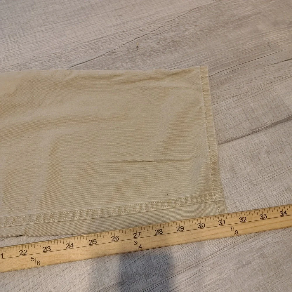 Polo Ralph Lauren Mens Authentic Dungarees Khaki Tan Twill Pants 36x32